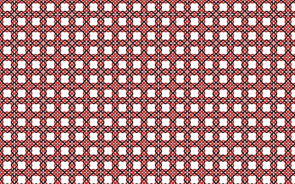red seamless interlock pattern vector illustration
