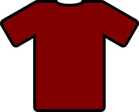 Red Tshirt clip art