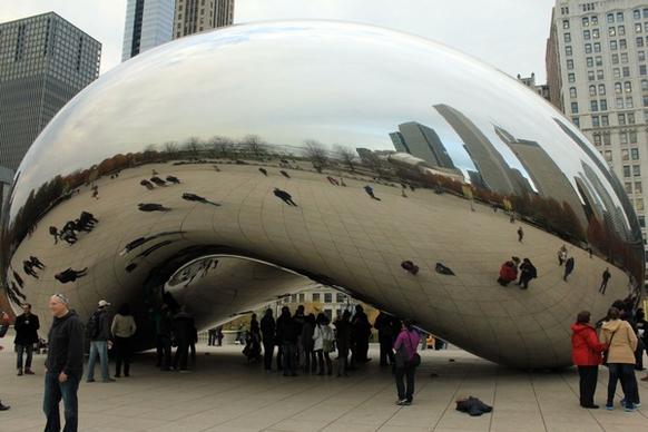reflective bean in chicago illinois