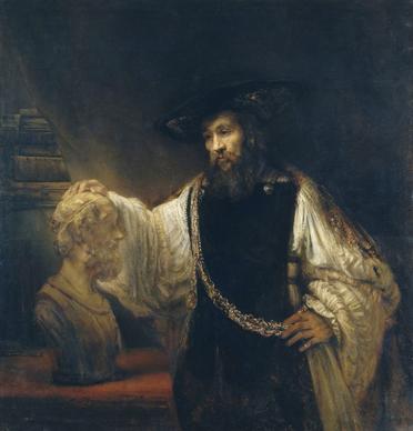 rembrandt aristotle bust