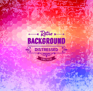 retro and grunge style background art vector