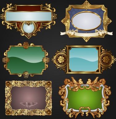 decorative frames templates luxury european symmetric decor
