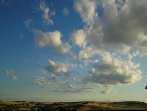 rheinhessen landscape clouds