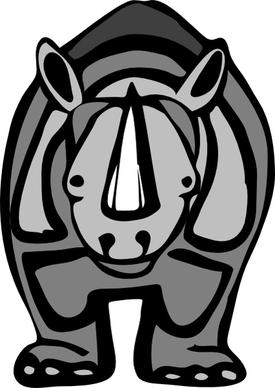Rhinoceros clip art