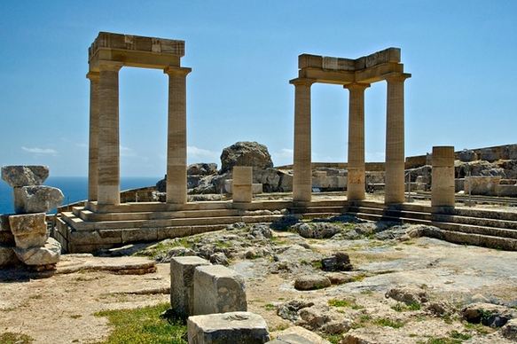 rhodes greece temple of athena