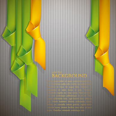 ribbons knot vector background