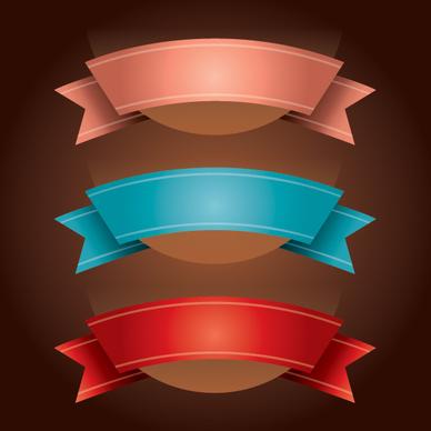 ribbons vector graphic