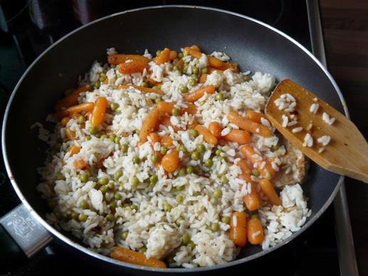 rice ladle rice pan