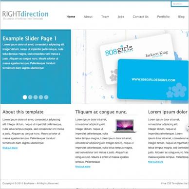 RightDirection Template
