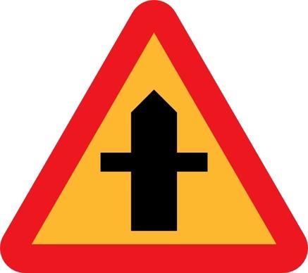 Road Layout Sign clip art