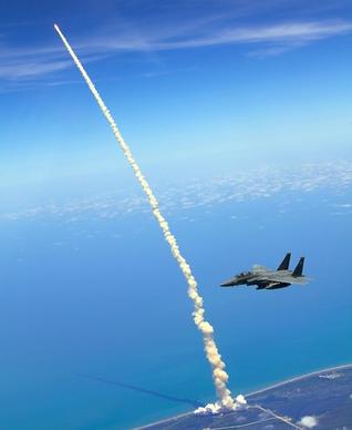 rocket launch space shuttle atlantis
