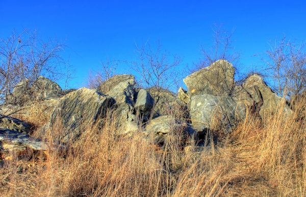 rocks at weldon springs state natural area missouri
