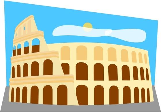 Roman Colosseum clip art