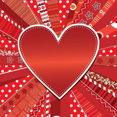 romantic heartshaped heartshaped sweet love label vector greeting card