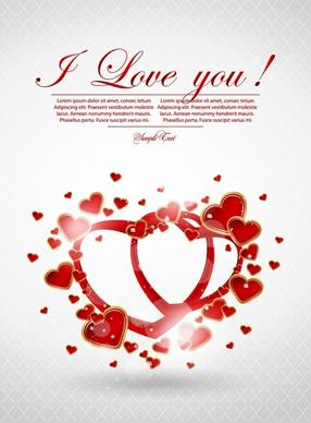 romantic valentine39s day love heart to heart vector