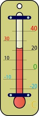 Room Thermometer With Celsius Skala clip art