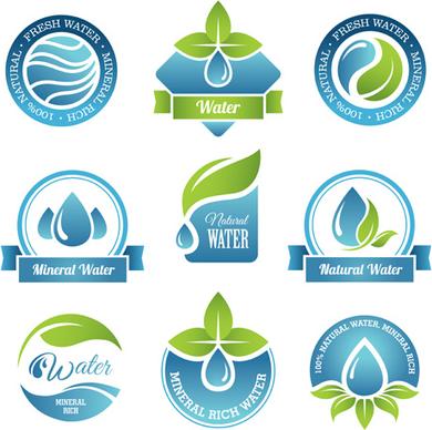 round water logos vectors graphics