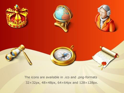 Royal Icon Set icons pack