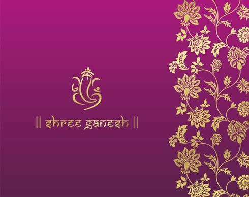 royal ornaments floral luxury background vector