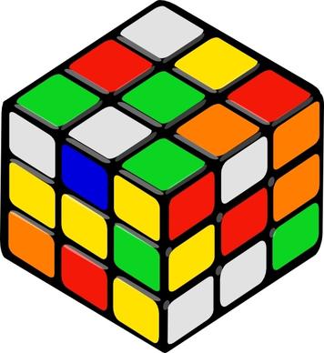 Rubik's Cube Random clip art