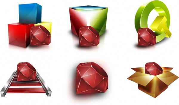 Ruby Programming Icons icons pack