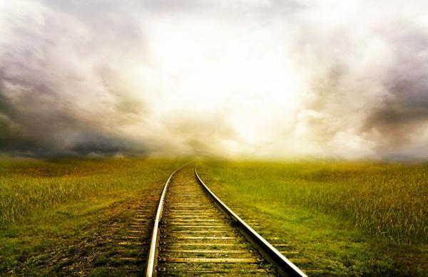 rural picture backdrop empty railroad scene 