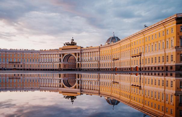 russia castle scenery picture elegant lake reflection