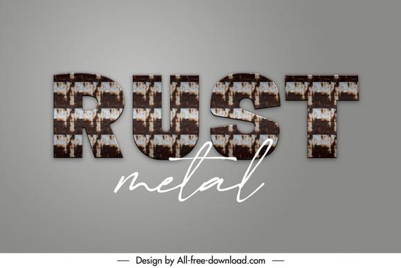 rust style backdrop template elegant calligraphic text grunge decor
