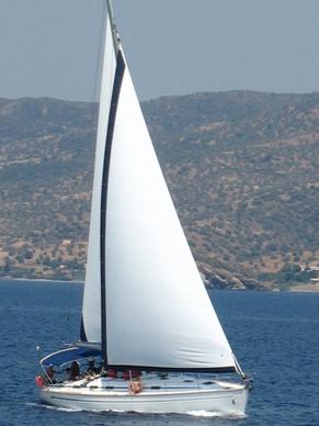 sailboat mediterranean greece