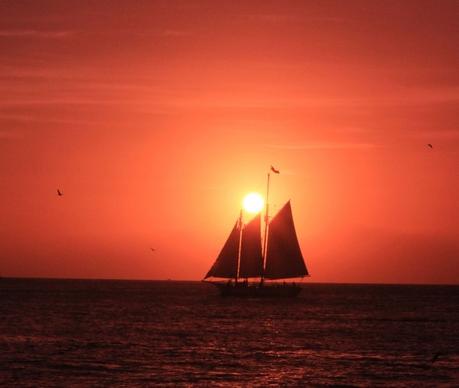 sailing under the sun at key west florida
