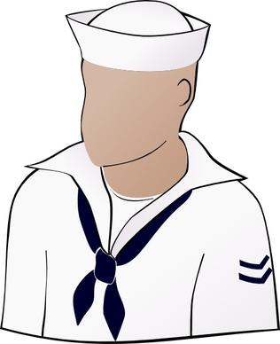 Sailor Face clip art