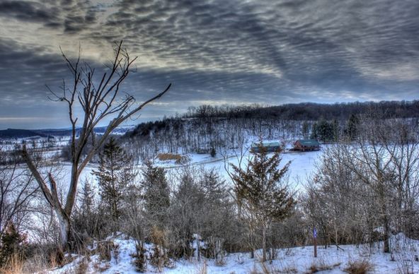 scenic overlook on the ice age trail wisconsin