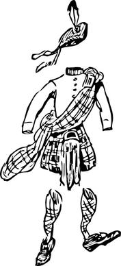Scotsman S Clothes clip art