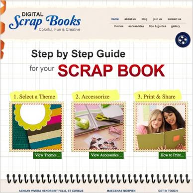Scrap Books Template