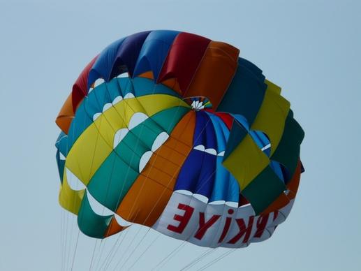 screen parachute colorful