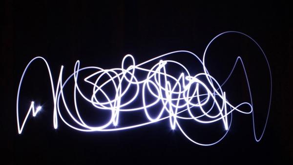 scribble writing light painting