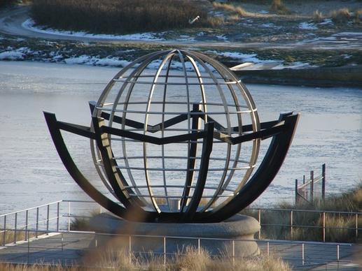 sculpture globe denmark