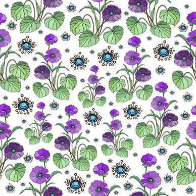seamless floral pattern beautiful vector