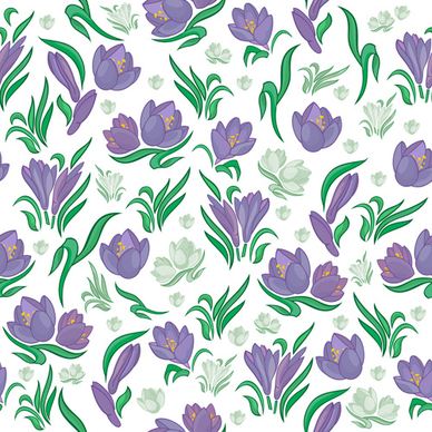 seamless floral pattern beautiful vector