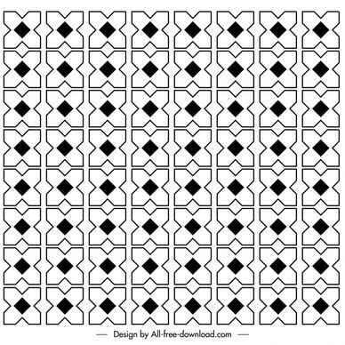 seamless pattern repeating symmetrical geometry decor