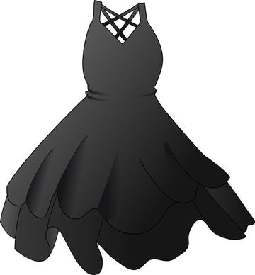 Secretlondon Black Dress clip art