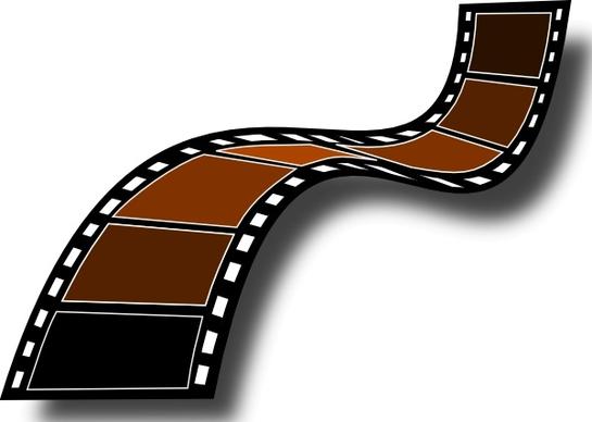 Sepia Film Strip clip art