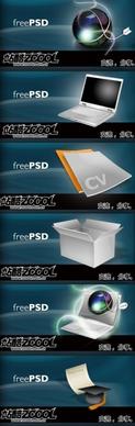 series icon psd layered source file