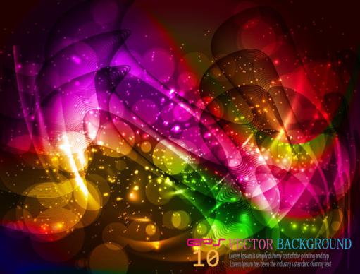 set abstract halation background free vector