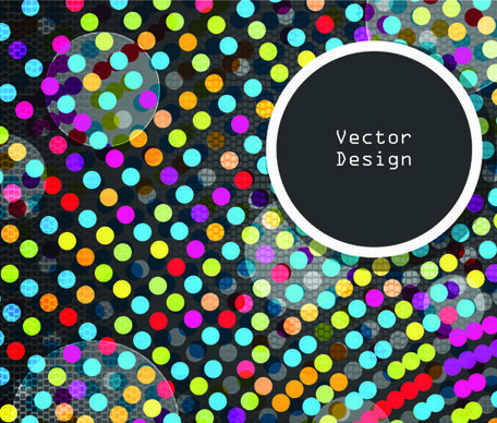 set of abstract mosaic vector backgrounds