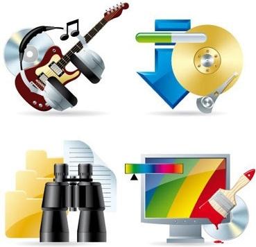 Set of computer & web icons