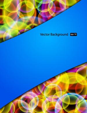 set of creative abstract background vector graphics