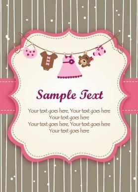 set of cute baby backgrounds vector
