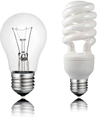 set of light bulb design elements vector