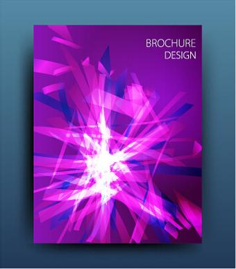 set of magazine and brochure cover vector